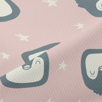 Happy Smiling Penguin Piqué