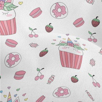 Unicorn Cupcakes Lightweight Performance Linen