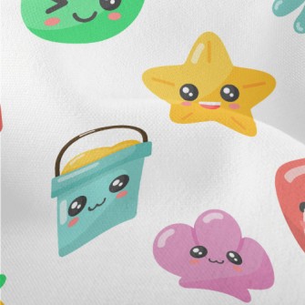Cartoon Sea Stall Props Lightweight Performance Linen