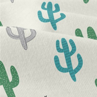 Hand Drawn Cactus Illustration Modern Jersey