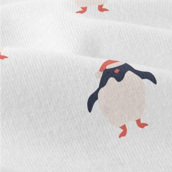 Cute Penguin With Santa Hat Modern Jersey