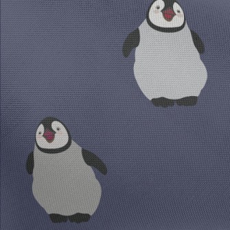 Cartoon Laughing Penguin Pongee