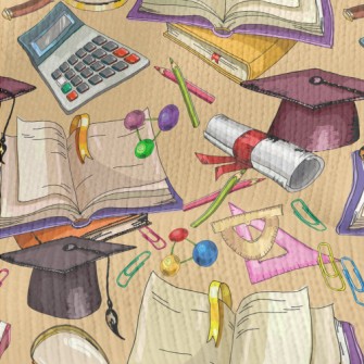 Hand Drawn On The First Day Of Stretch Jersey