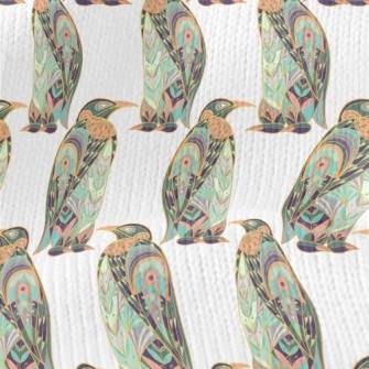 Art Deco Penguin Stretch Jersey