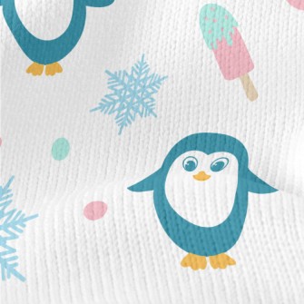 Cartoon Penguin With Popsicle Stretch Jersey