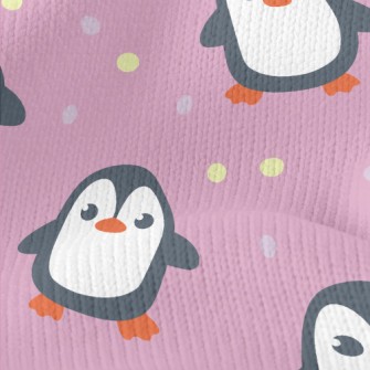 Penguins With Colored Dots Stretch Jersey