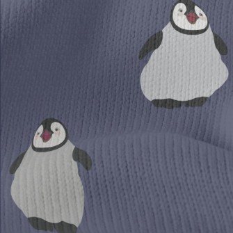 Cartoon Laughing Penguin Stretch Jersey
