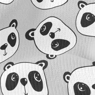 Cartoon Doodle Panda Stretch Jersey