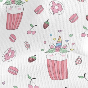 Unicorn Cupcakes Stretch Jersey