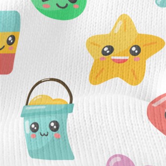 Cartoon Sea Stall Props Stretch Jersey