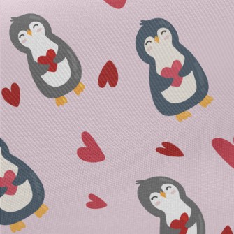 Sweet Love Penguin Midweight Cotton Poplin