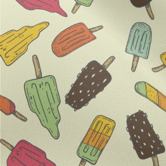 Hand Drawn Summer Popsicle Chiffon