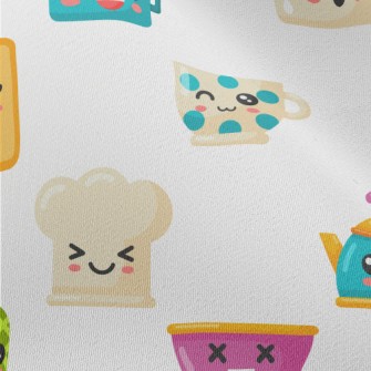 Cute Kitchen Utensils Chiffon