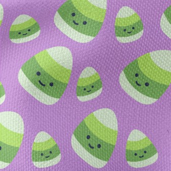 Halloween Green Candy Waterproof Canvas