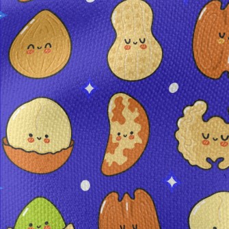 Funny And Cute Nuts Waterproof Canvas