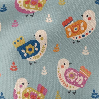 Nordic Style Bird Waterproof Canvas