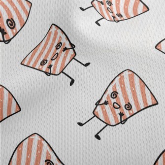 Dizzy Expression Sashimi Athletic Mesh Flat Back