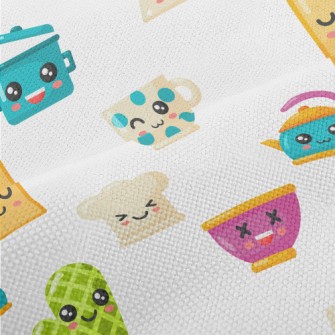 Cute Kitchen Utensils Performance Linen