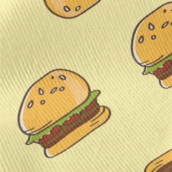 Hand Drawn American Hamburger Standard Corduroy