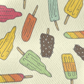 Hand Drawn Summer Popsicle Standard Corduroy
