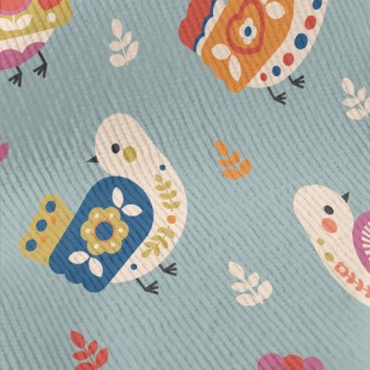 Nordic Style Bird Standard Corduroy