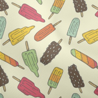 Hand Drawn Summer Popsicle Dobby