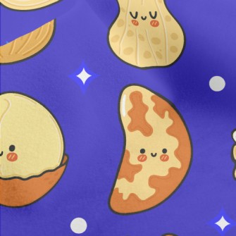Funny And Cute Nuts Micro Fleece