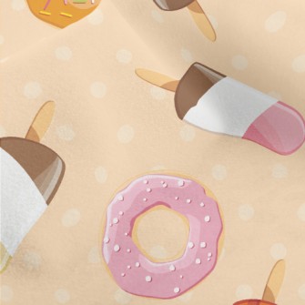 Popsicles And Donuts Micro Fleece