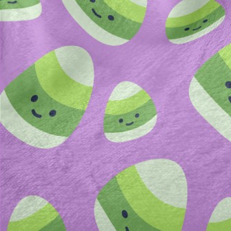 Halloween Green Candy Minky