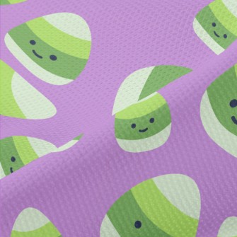 Halloween Green Candy Piqué