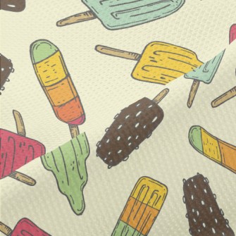 Hand Drawn Summer Popsicle Piqué