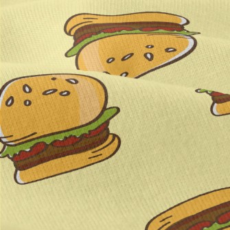 Hand Drawn American Hamburger Modern Jersey