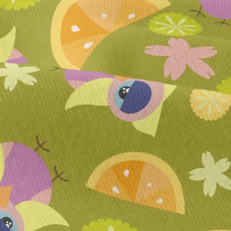 Cartoon Parrot With Fruit Modern Jersey
