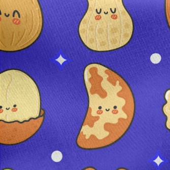 Funny And Cute Nuts Jersey Backed Fleece