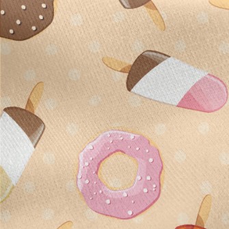 Popsicles And Donuts Jersey Backed Fleece