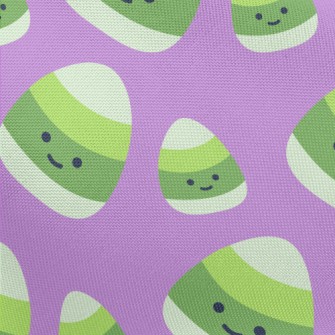 Halloween Green Candy Pongee