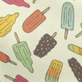 Hand Drawn Summer Popsicle Pongee