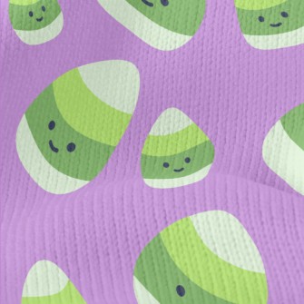 Halloween Green Candy Stretch Jersey