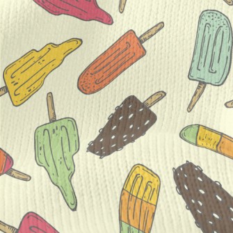 Hand Drawn Summer Popsicle Stretch Jersey