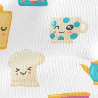 Cute Kitchen Utensils Stretch Jersey