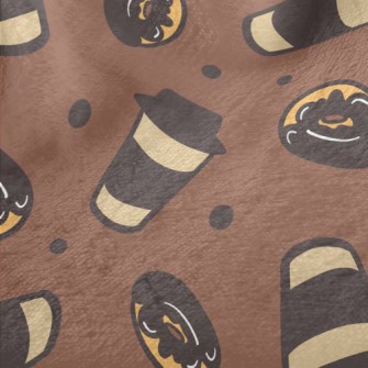 Hot Coffee Donut Minky