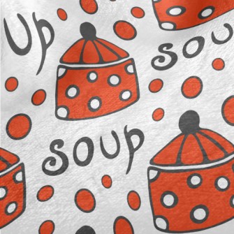 Cute Polka Dot Soup Pot Minky