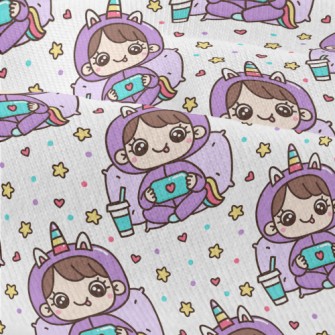 Unicorn Dress Up Girl Modern Jersey