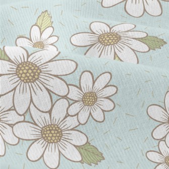 Pretty Little White Flower Modern Jersey