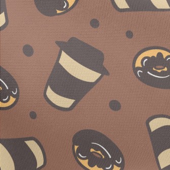 Hot Coffee Donut Pongee