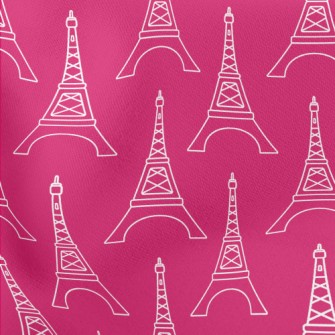 Eiffel Tower, Paris Lightweight Cotton Poplin