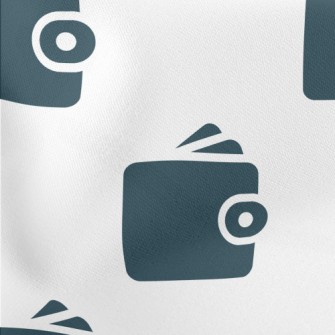 Simple Folding Wallet Lightweight Cotton Poplin