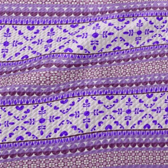 Geometric Mosaic Totem Birdseye Piqué