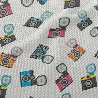 Big Flash Camera Birdseye Piqué