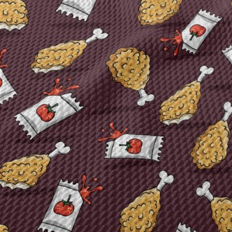 Fried Chicken With Ketchup Birdseye Piqué